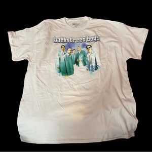 Backstreet Boys Millennium Graphic Tee White Y2K Band Shirt XL New
